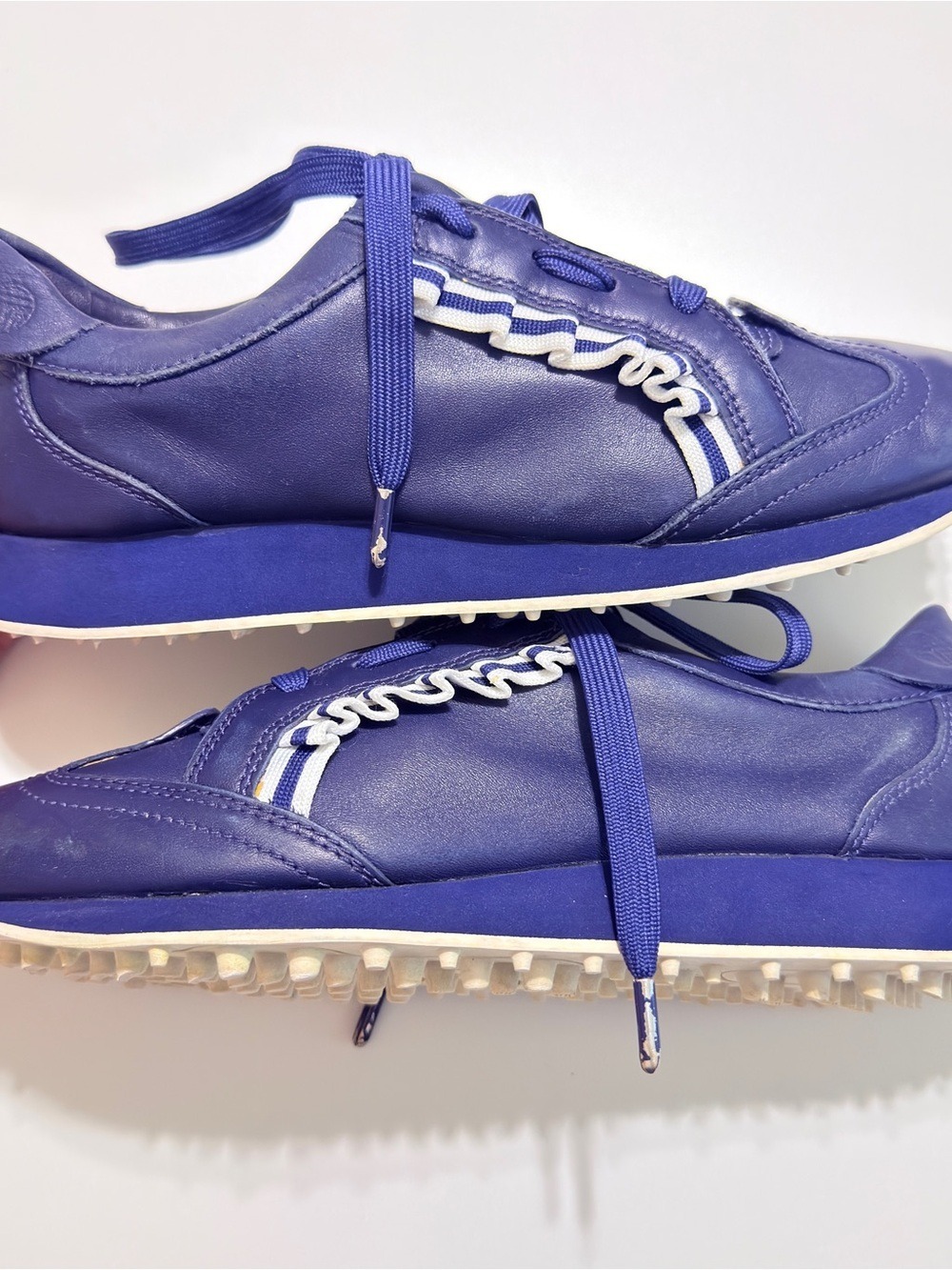Tory Burch 2017 Tory Sport Ruffle Sneakers Sz8 - Picture 9 of 14
